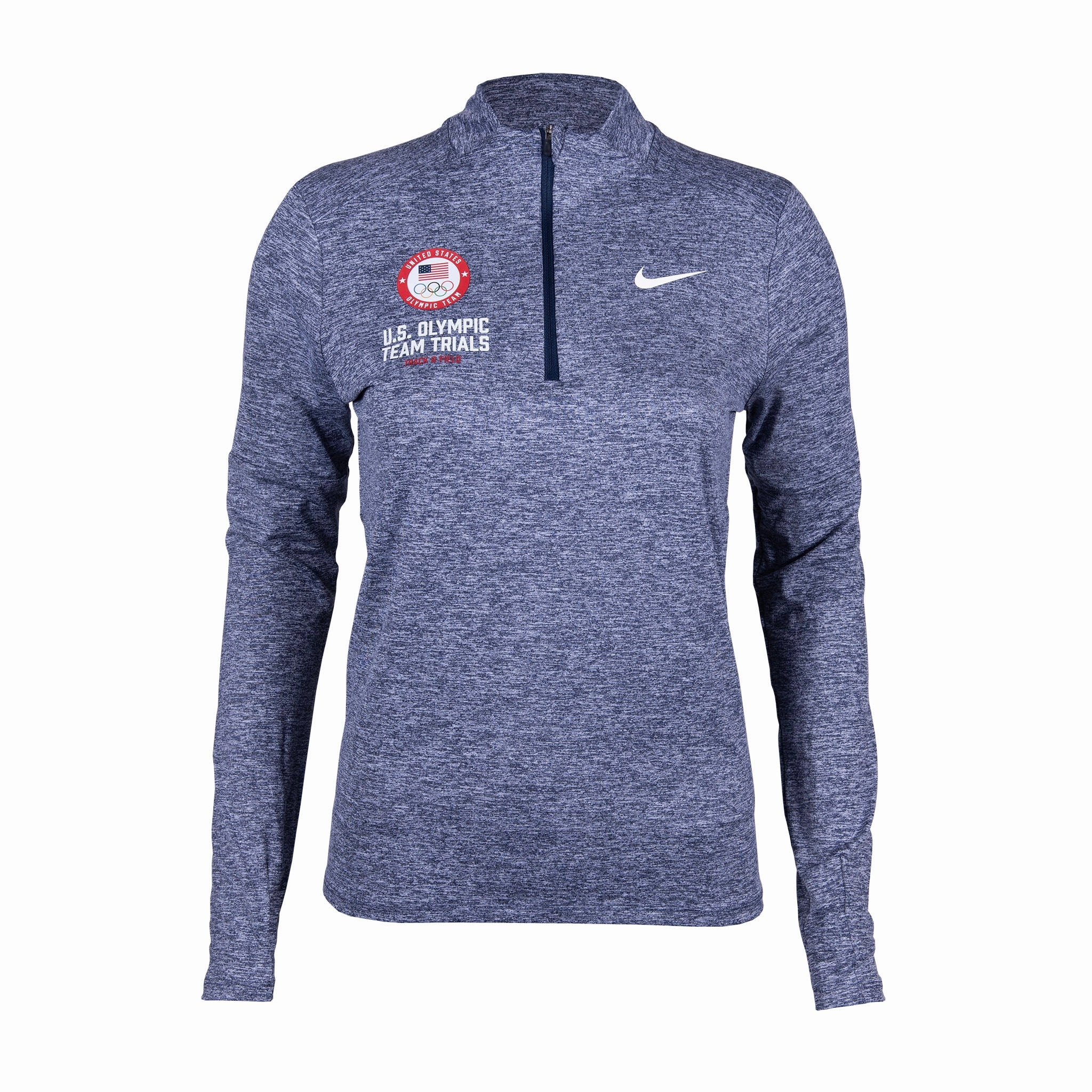 Nike USATF Women's 2024 U.S. Olympic Team Trials Element Half-Zip SeamlessSidePanels