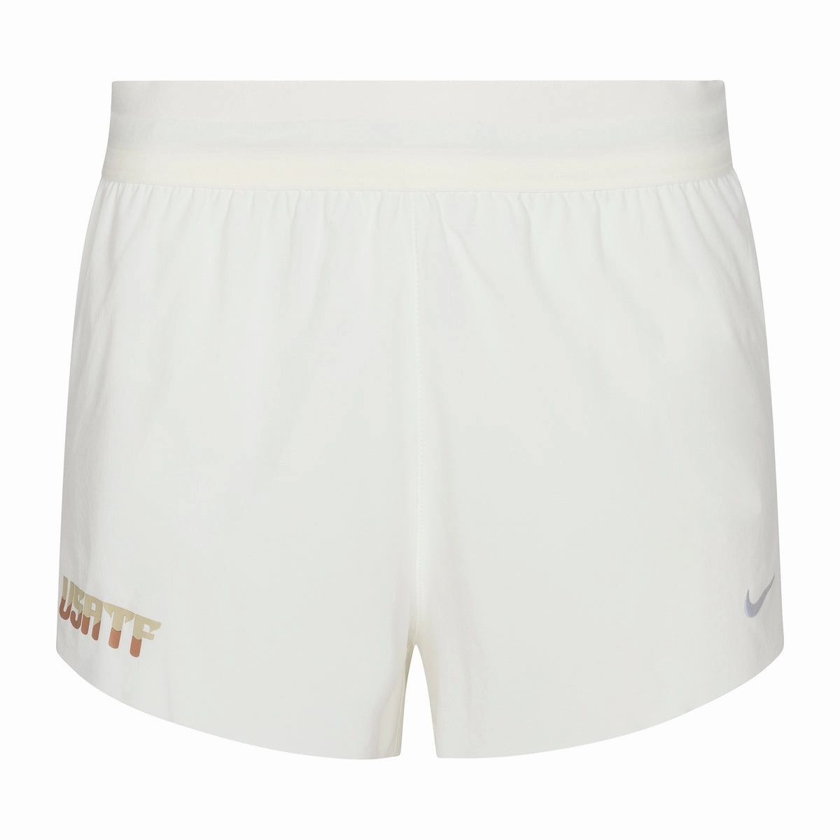 button-down look Tactical Storage Solutions Nike USATF Women's Dri-FIT Mid-Rise 2.5" Brief-Lined Shorts