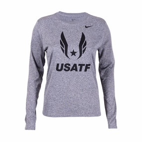 Relaxed Silhouette Nike USATF Women's Legend Long Sleeve Tee