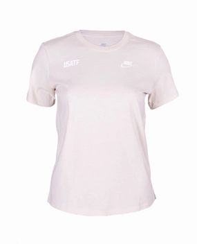 Nike USATF Women's Sportswear Club Essentials Top Anti Slip Shoulder Padding