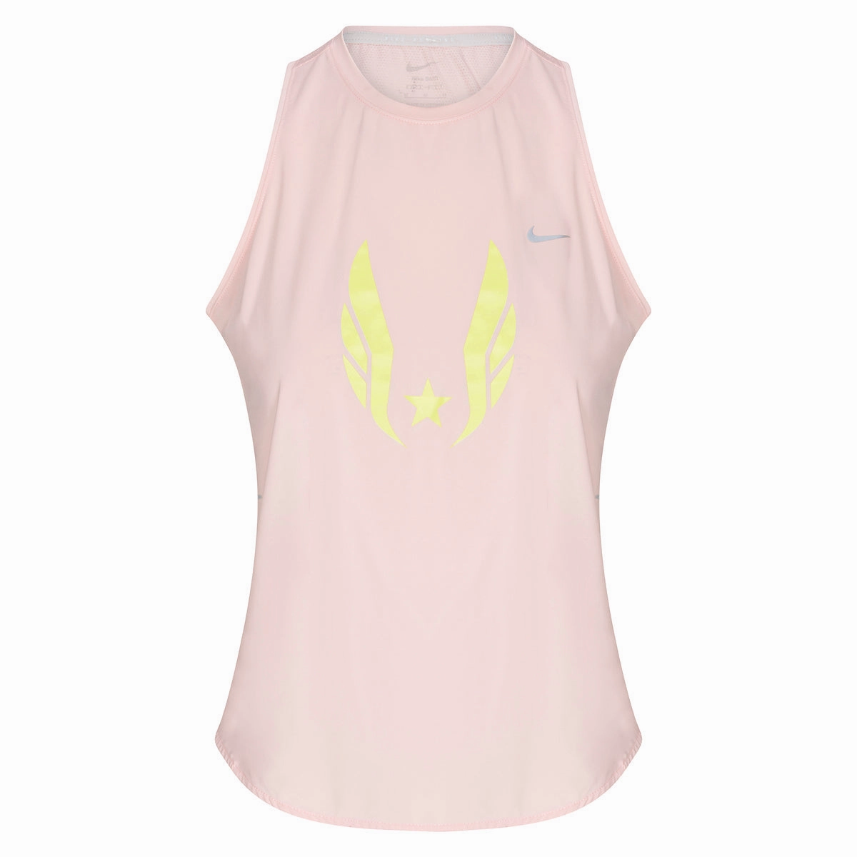 Ribbed Collar Design TailoredCut Nike USATF Women's Swift Running Tank Top