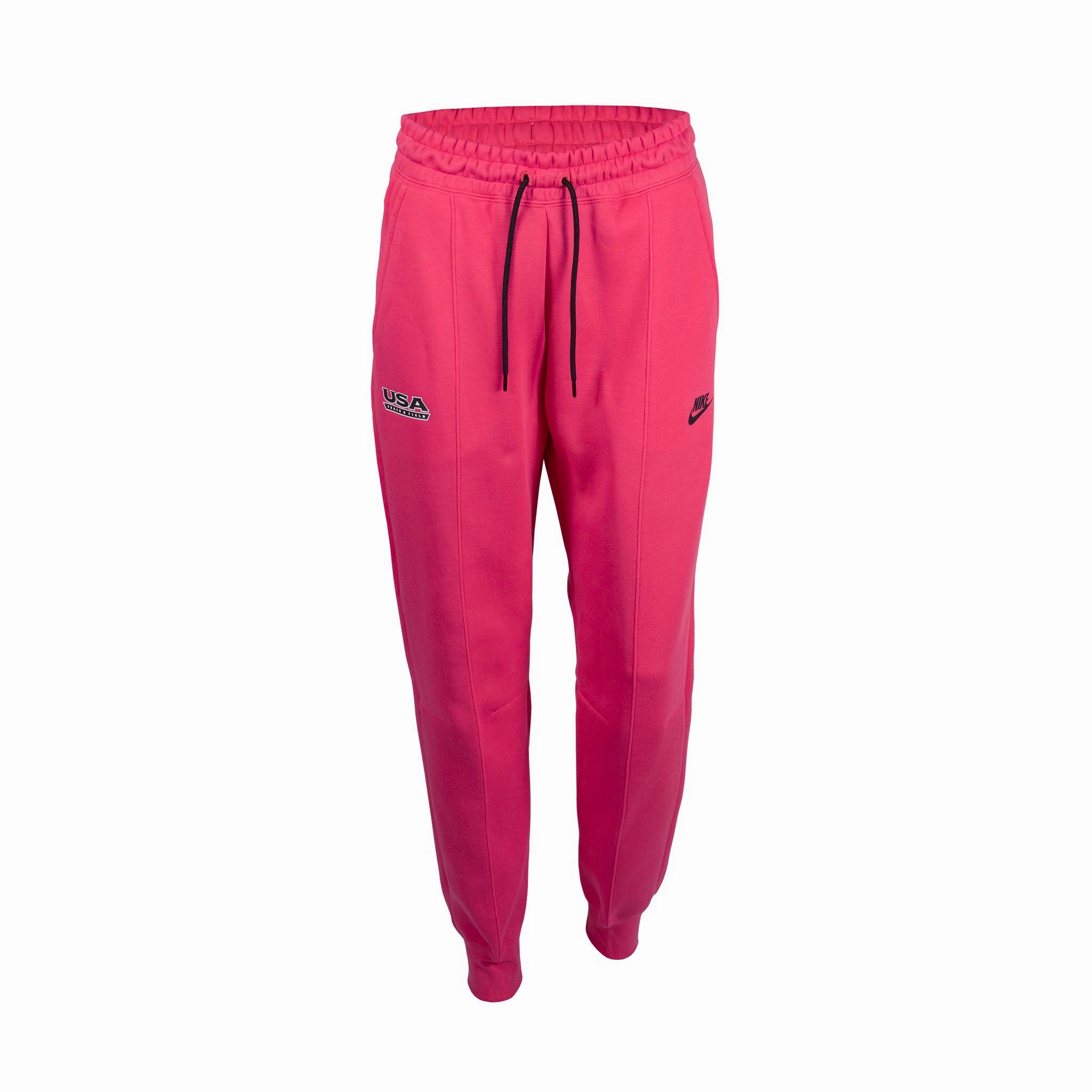 Nike USATF Women's Tech Fleece Mid-Rise Joggers Fade Resistant Stretch waistband
