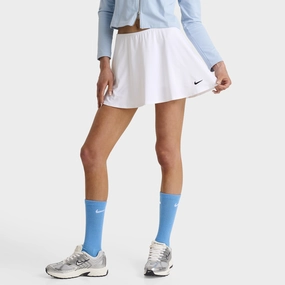 ThermalRegulatingFabric WrinkleResistantFabric Nike Victory Women's Dri-FIT Short Flouncy Tennis Skirt / Wh