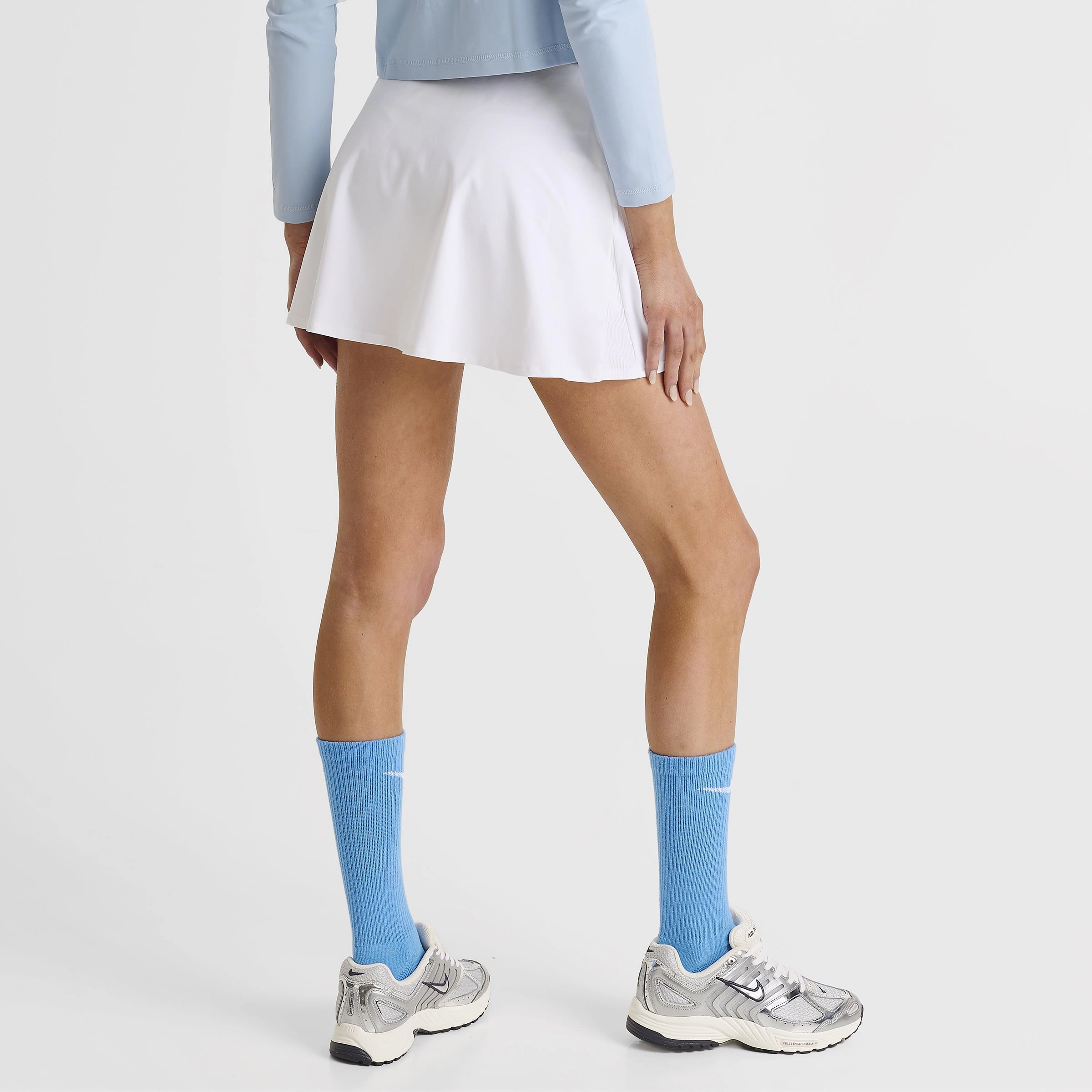 Nike Victory Women's Dri-FIT Short Flouncy Tennis Skirt / Wh EcoFriendlyTextile LightweightTextile