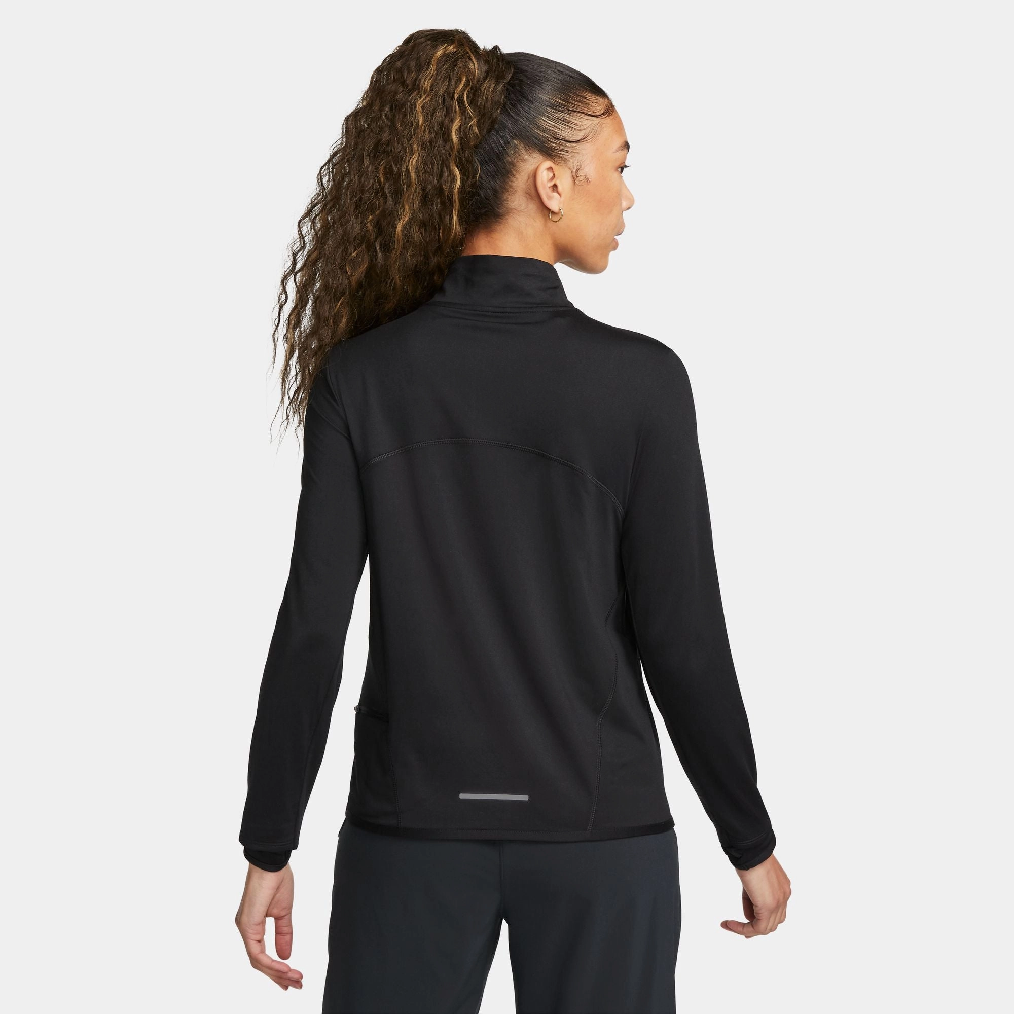 Street Fest Nike Women's Dri-FIT Swift 1/4 Zip Running Top Black