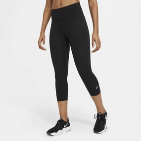 Snug fit Dream Base Nike Women's One Capri Tight Black / White
