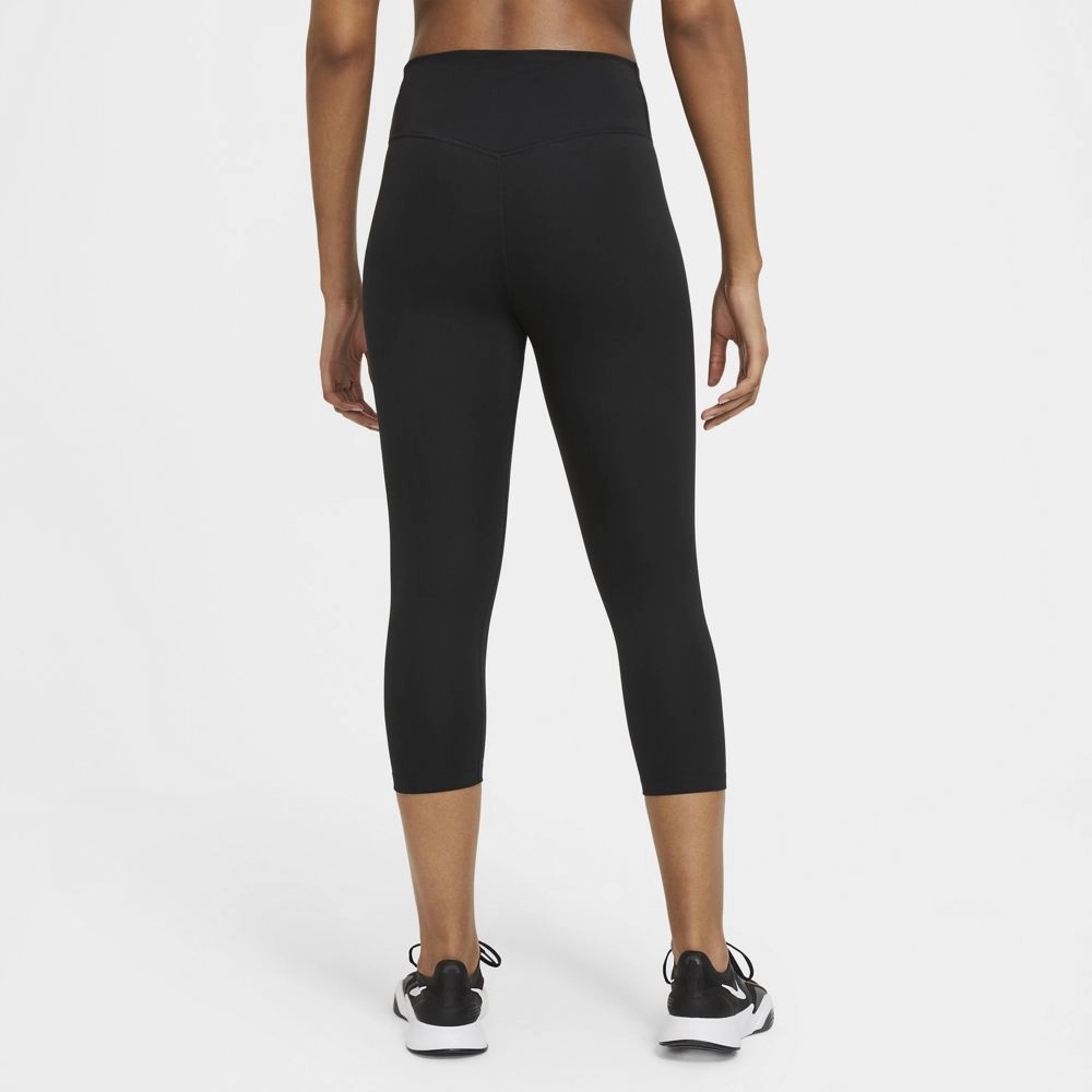 Breathable Material Nike Women's One Capri Tight Black / White