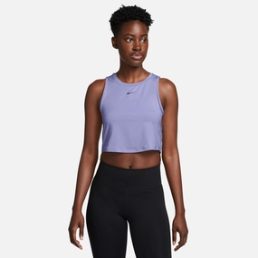 Nike Women's One Classic Dri-FIT Cropped Tank Top Quick Pull Tab