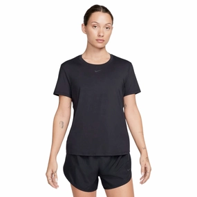 Global Cool Adjustable Fastenings Nike Women's One Dri-FIT Classic Tee Black / Black
