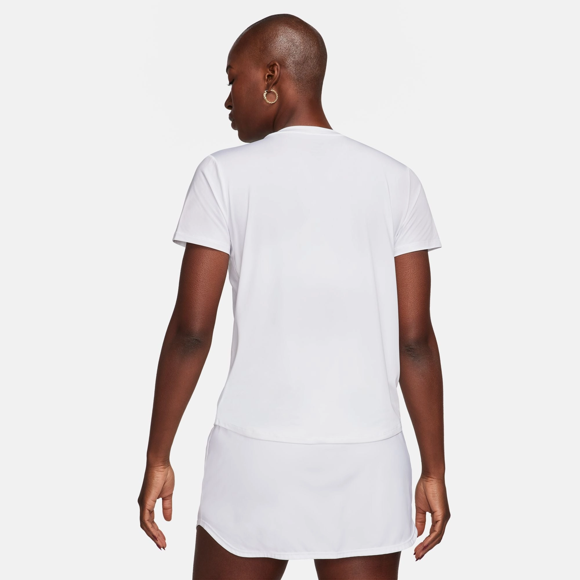 AntiSlip Grip ChafeFree Design Nike Women's One Dri-FIT Classic Tee White / Black