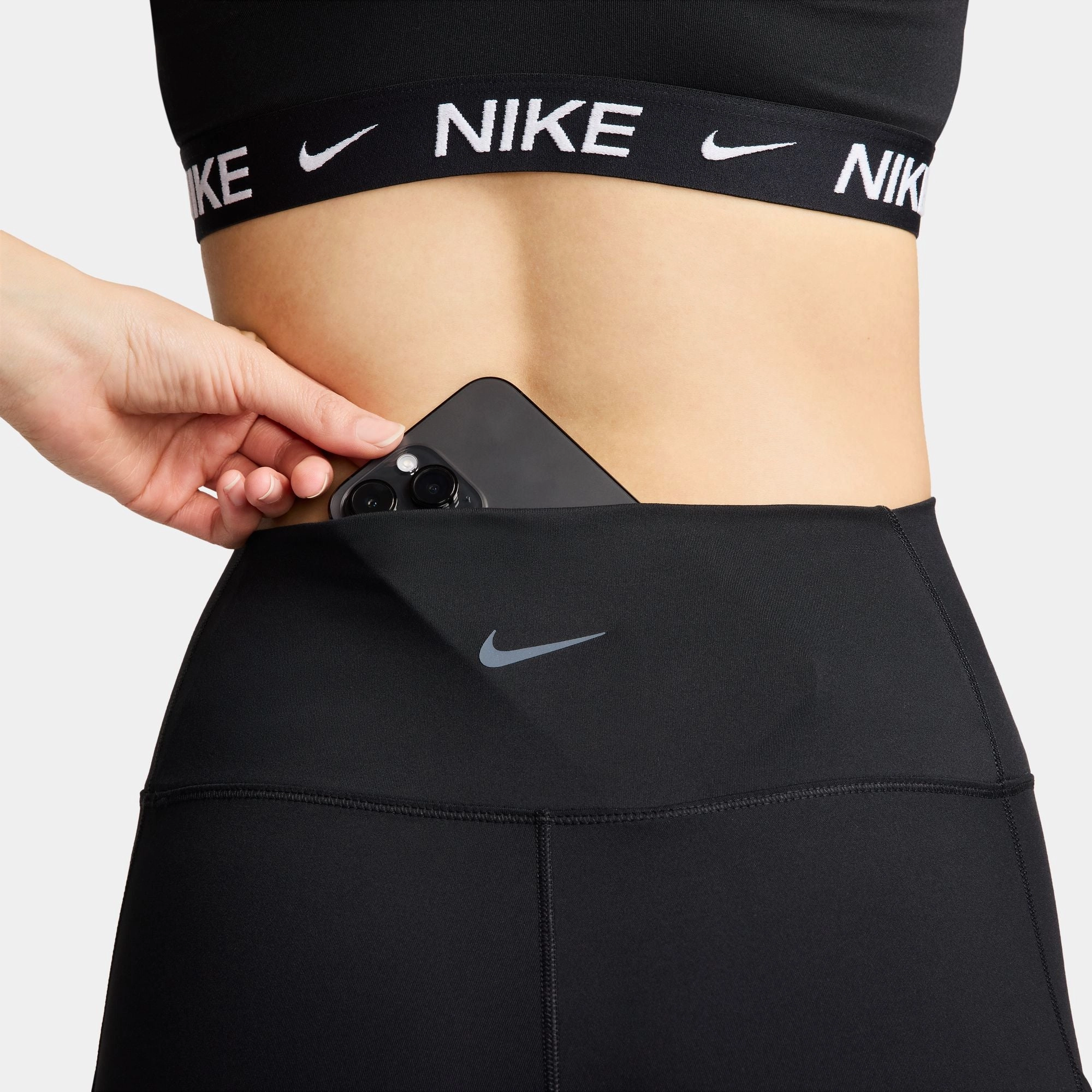 Nike Women's One High-Waisted 7/8 Leggings Black PrecisionTailoring