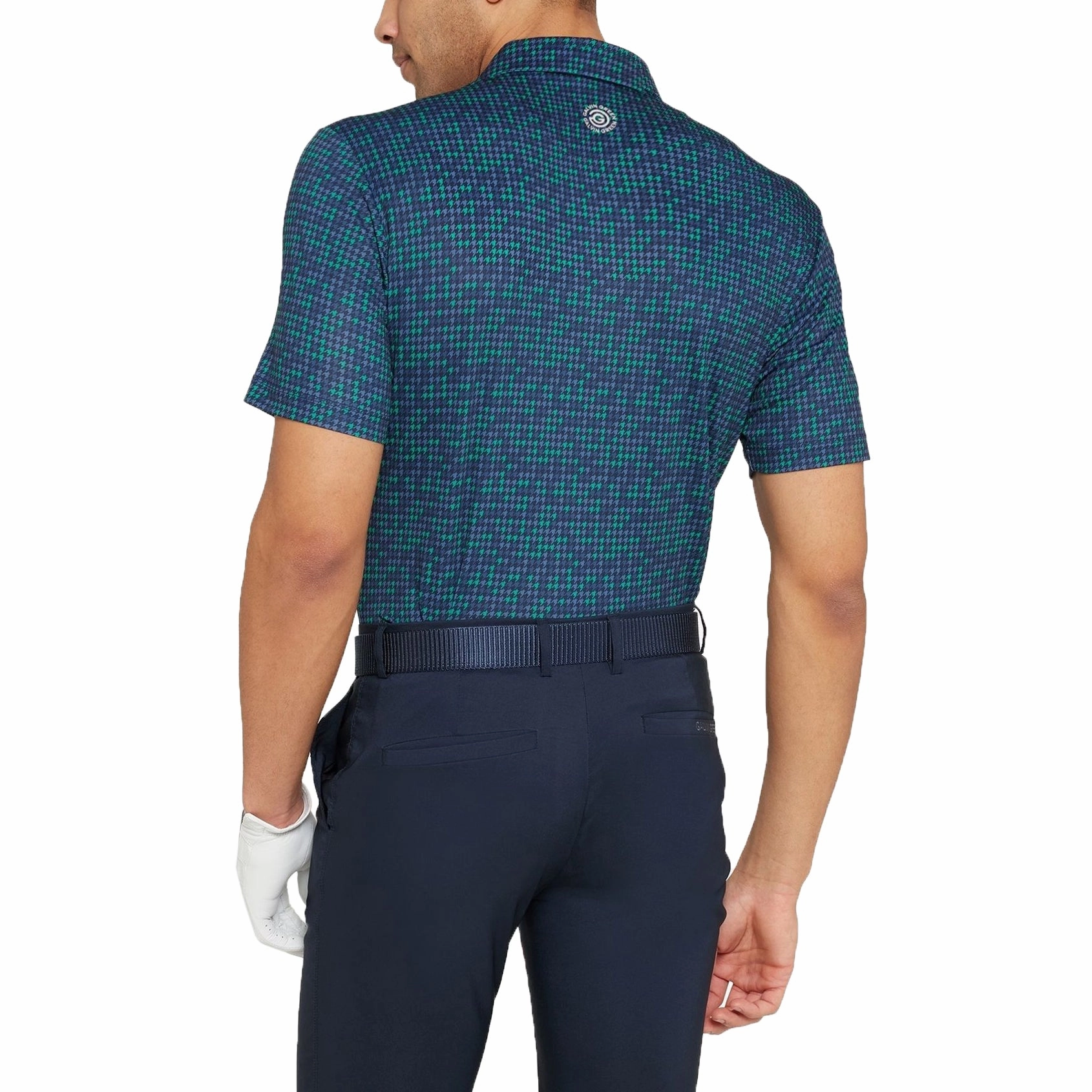 Galvin Green Marlo Breathable Golf Polo Shirt - Navy/Golf Green Stylish Fit