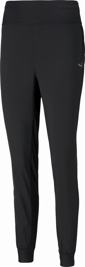 Puma Favourite Tapered Womens Running Track Pants - Black Plaid detail
