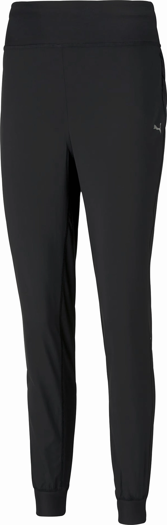 Puma Favourite Tapered Womens Running Track Pants - Black Relaxed Look