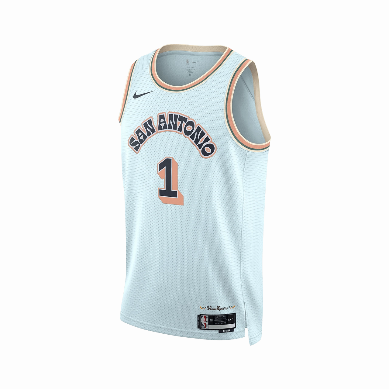 Nike Dri-FIT NBA 2024/25 City Edition Swingman Jersey - Victor Wembanyama San Antonio Spurs Non Restrictive Silhouette