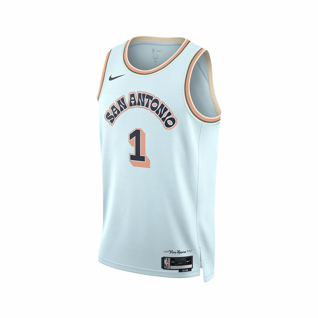 Non Chafing Seams Nike Dri-FIT NBA 2024/25 City Edition Swingman Jersey - Victor Wembanyama San Antonio Spurs