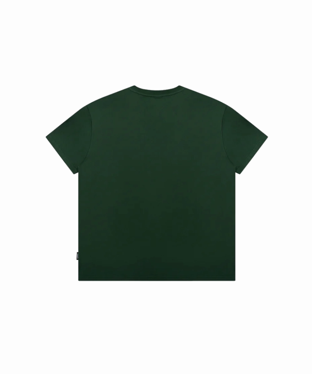 french chic WNDRR Accent Box Fit Tee (Forest Green)