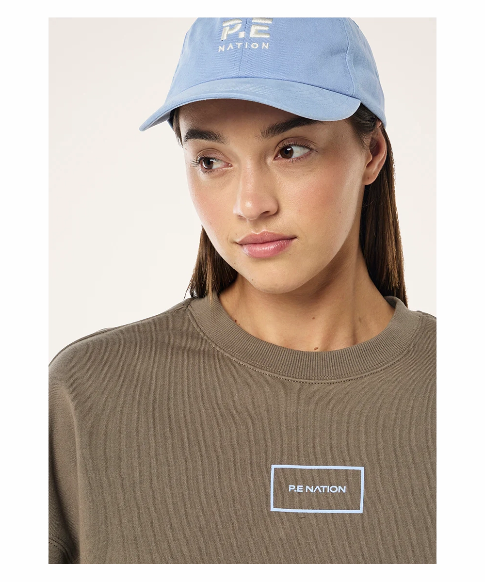 Pure Linen Blend Basic Core P.E Nation Kite Sweat (Fawn)