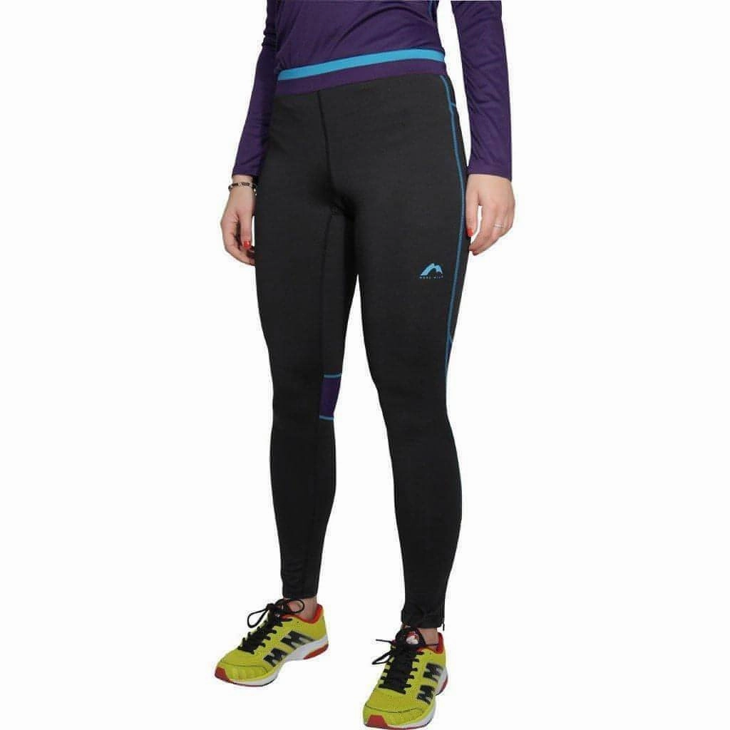 More Mile Prime Womens Long Running Tights - Black Breathable-fabric-quality-characteristic