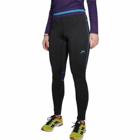 More Mile Prime Womens Long Running Tights - Black Business-casual