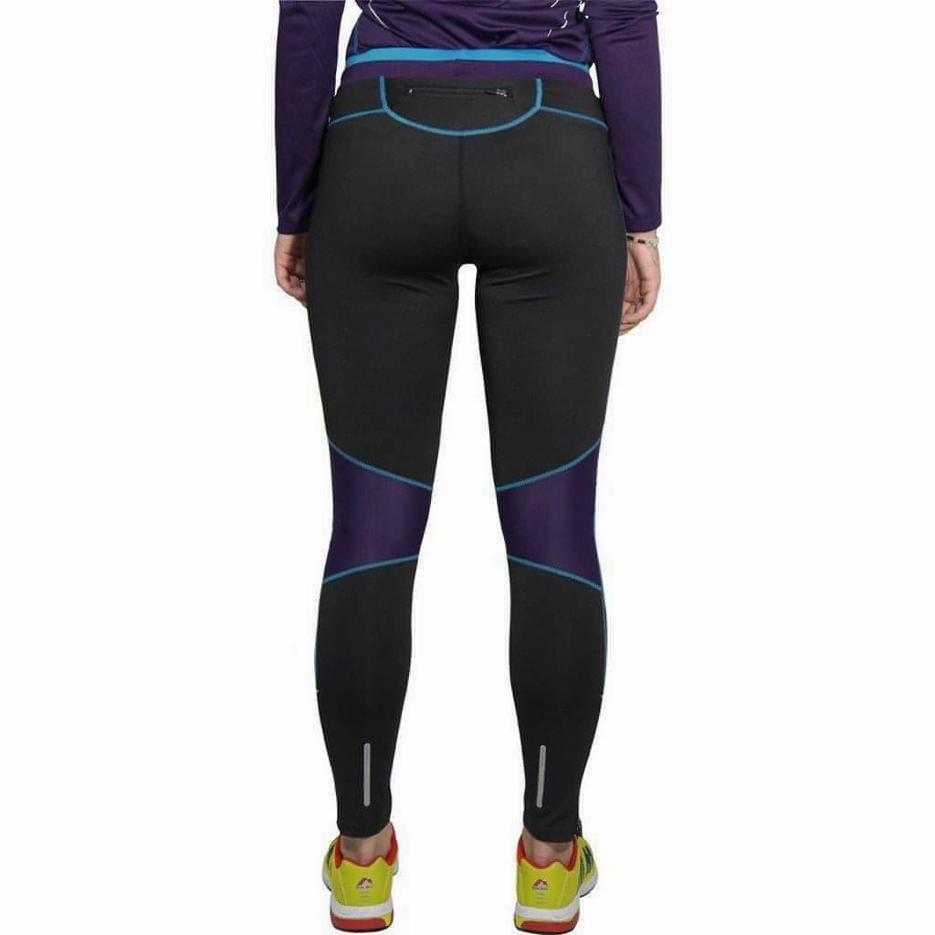 More Mile Prime Womens Long Running Tights - Black Slimming Elegant-appearance