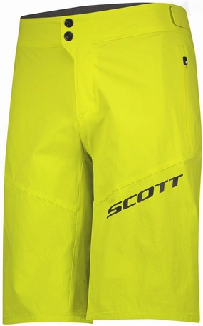 Moisturizer softball Scott Endurance Loose Fit Padded Mens Cycling Shorts - Yellow