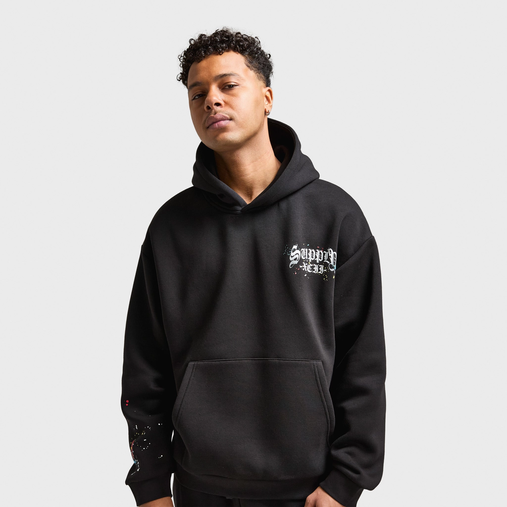 Quick Wear Fit Loose Fit Supply & Demand Larson Sweater / Black