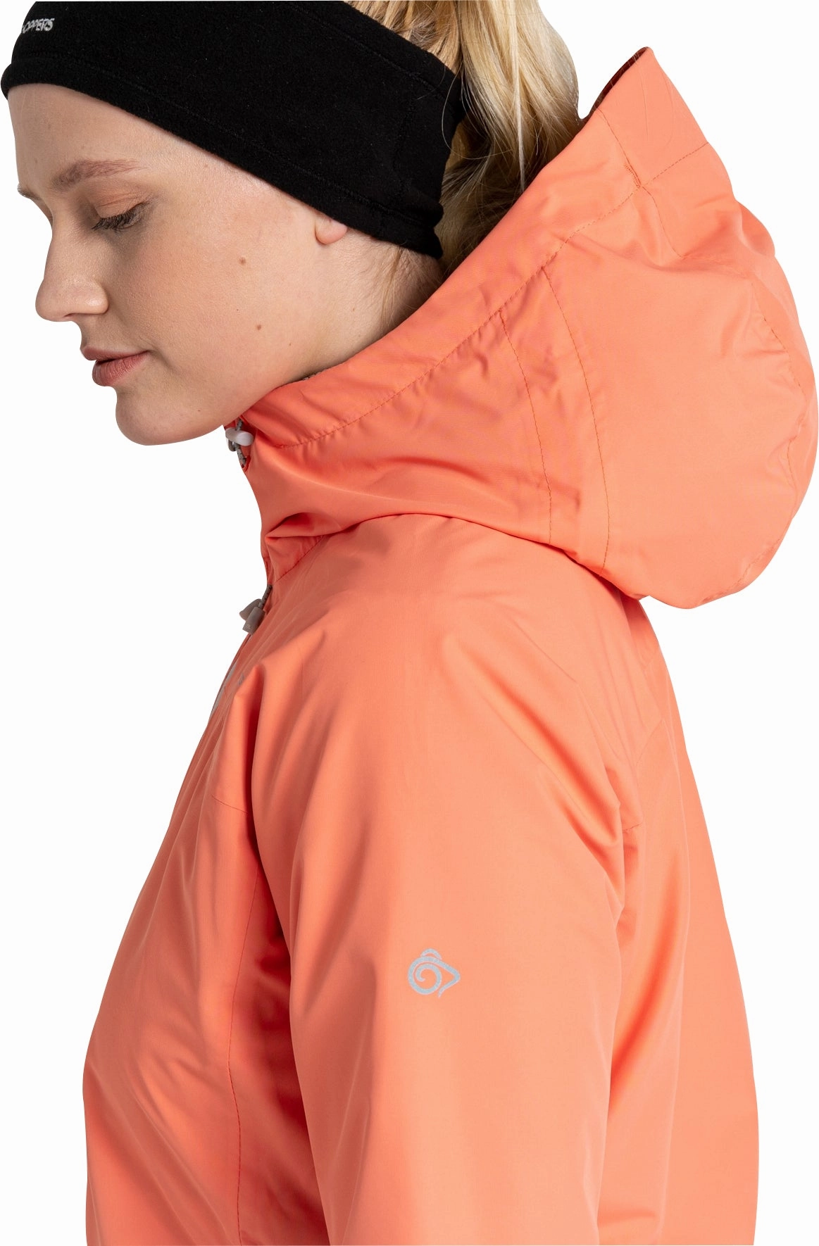 Four Way Stretch Craghoppers Loretta Womens Waterproof Jacket - Orange