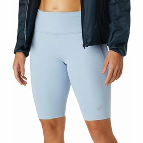 Asics Kasane Sprinter Womens Short Running Tights - Blue Clean Feel Snag Free Fabric