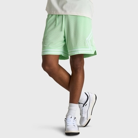 Jordan Sport Dri-FIT Mesh Diamond Shorts Vapor Green / White - White Sweat Wicking Channels