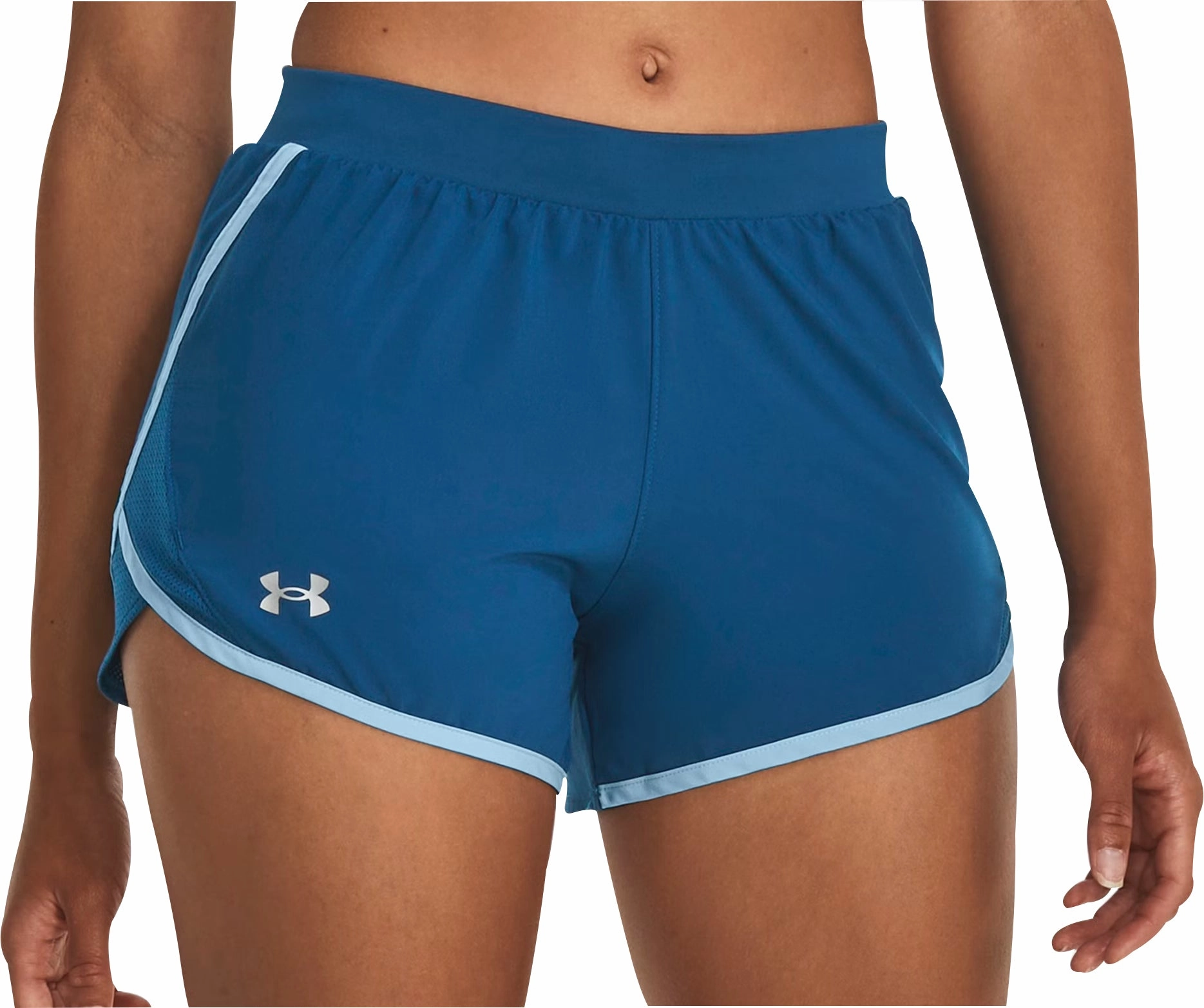 Under Armour Fly By 2.0 Womens Running Shorts - Blue Outdoor Performance Bohemian