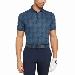 Galvin Green Miles Breathable Golf Polo Shirt - Moonlight Blue/Navy Layering Essential
