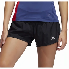 Festival Outfit adidas Run It 3 Inch Womens Running Shorts - Black