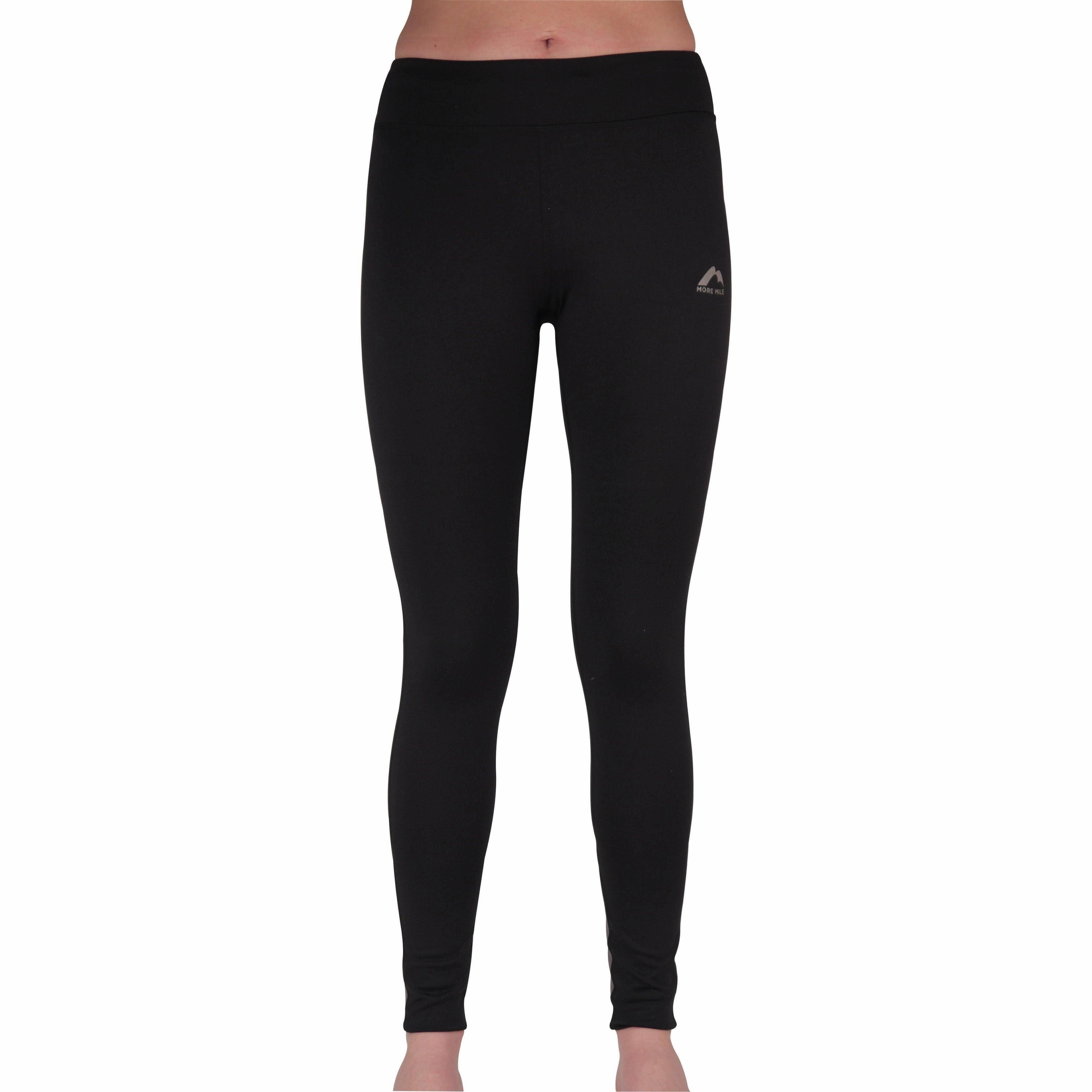 boot venue aesthetics More Mile Power Womens Long Running Tights - Black