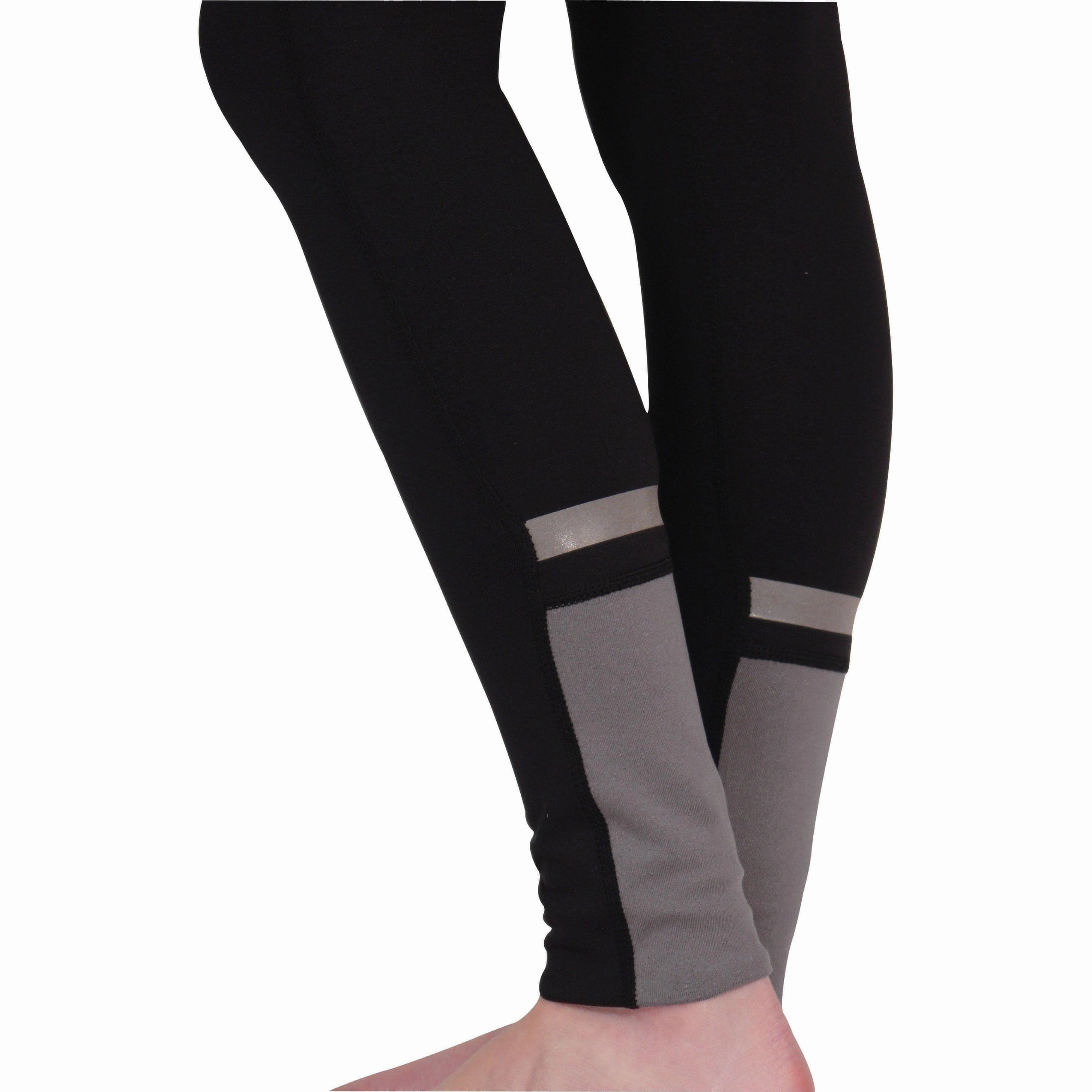 NonToxic Dye More Mile Power Womens Long Running Tights - Black