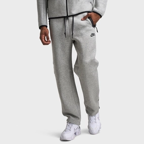 hunting SoftInnerLining Nike Tech Fleece Open Hem Joggers Dark Heather Grey / Black