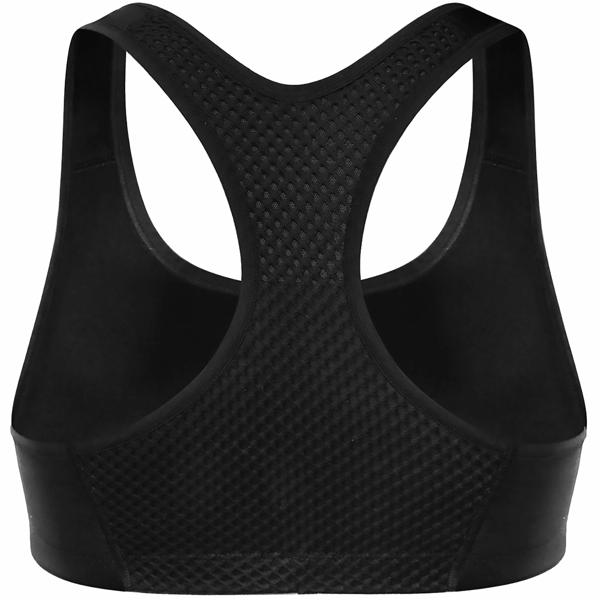 Shock Absorber Active Crop Top Womens Sports Bra - Black Long Sleeves
