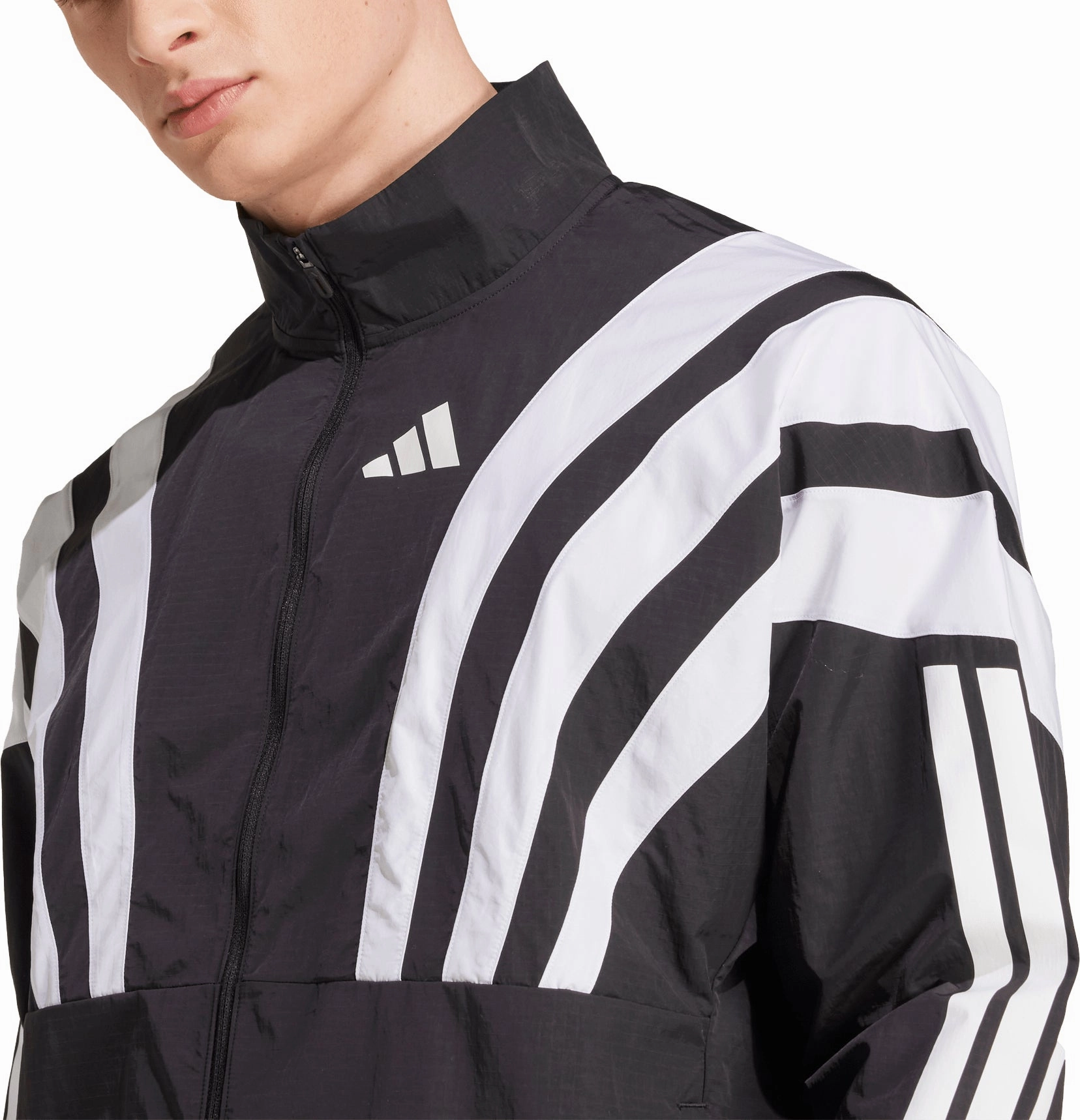 Sport Inspired adidas Adizero Archive Mens Running Jacket - Black