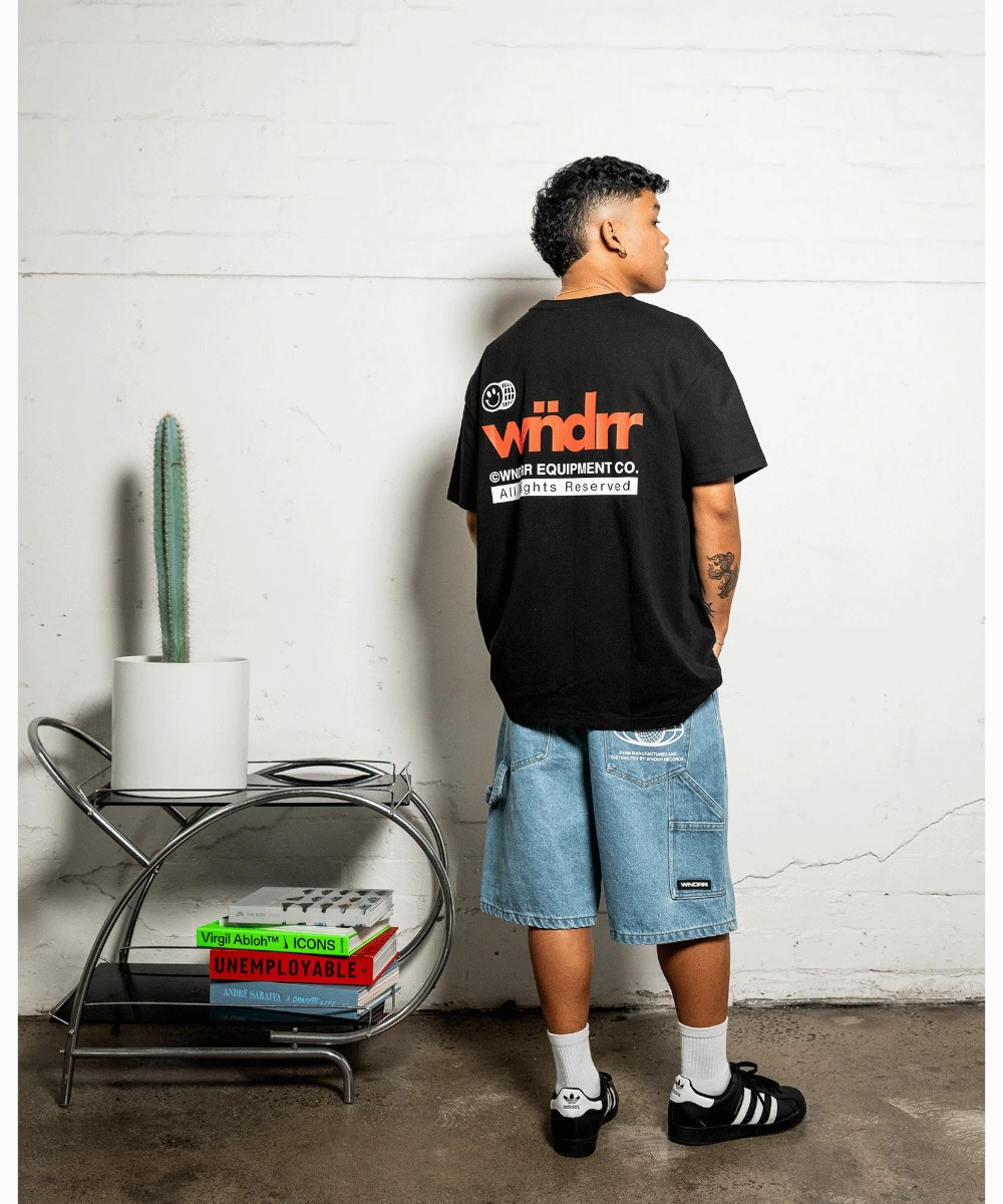 Carry Ease WNDRR Frontline Box Fit Tee (Black)