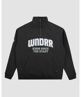 Sunset Scene WNDRR Unrivalled 1/4 Zip Sweat (Faded Black)