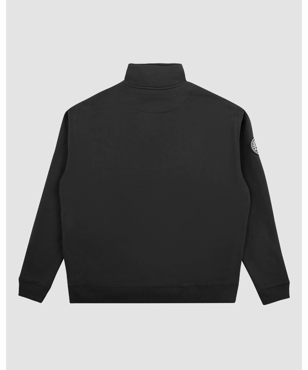 WNDRR Unrivalled 1/4 Zip Sweat (Faded Black) Love Glow
