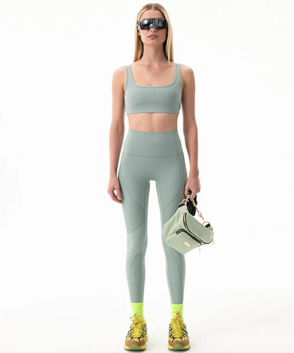 P.E Nation Free Play Legging (Iceberg Green) AntiPilling