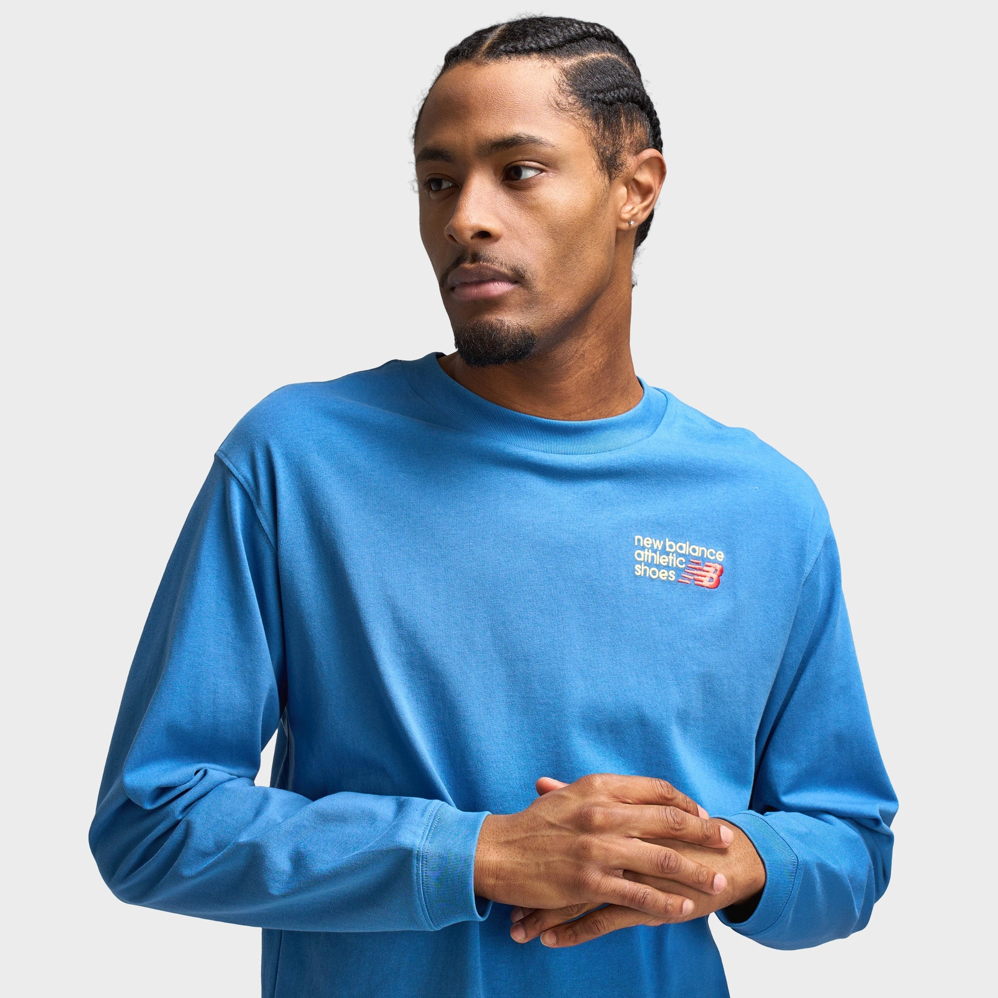 high tech water - permeable New Balance Athletics Premium Back Logo Long Sleeve
