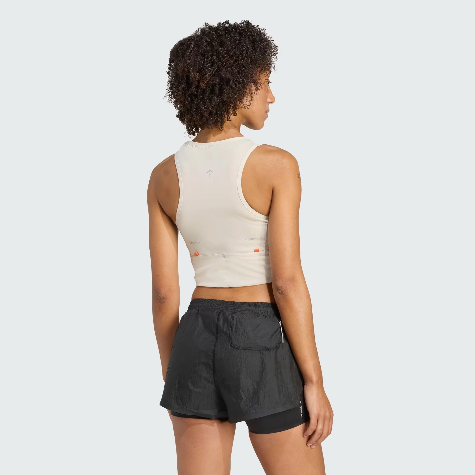 Women's Adi365 H.Koumori Running Crop Alumina DurableSeams