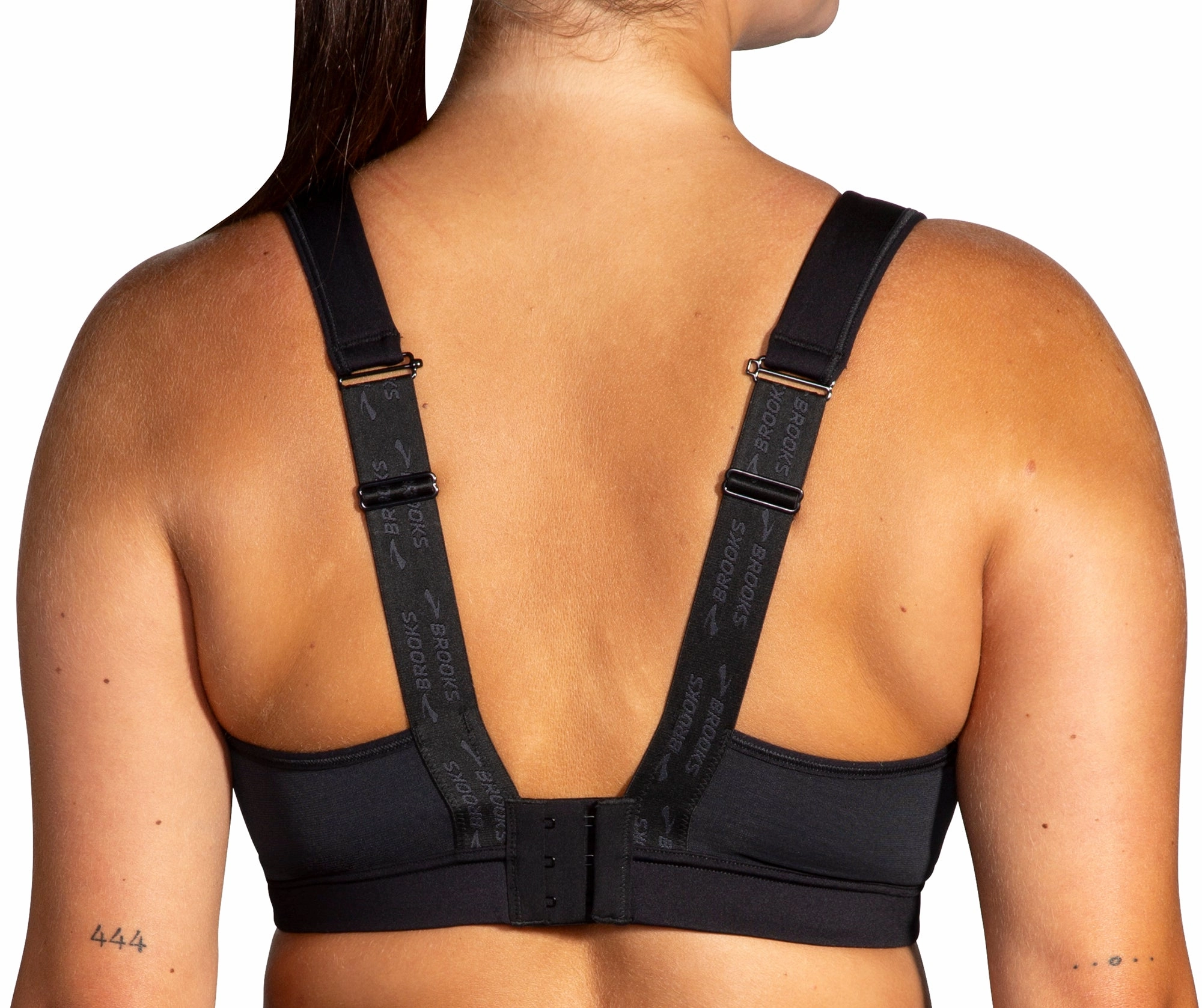 Brooks Convertible 2.0 Womens Sports Bra - Black buckle Lightweight Thermal Layer