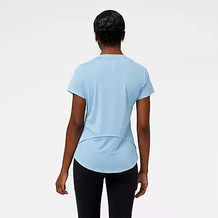 TaglessCollar Women's Accelerate Short Sleeve Top - Blue Haze