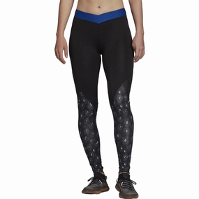 Deodorant adidas AlphaSkin Iteration Womens Long Training Tights - Black