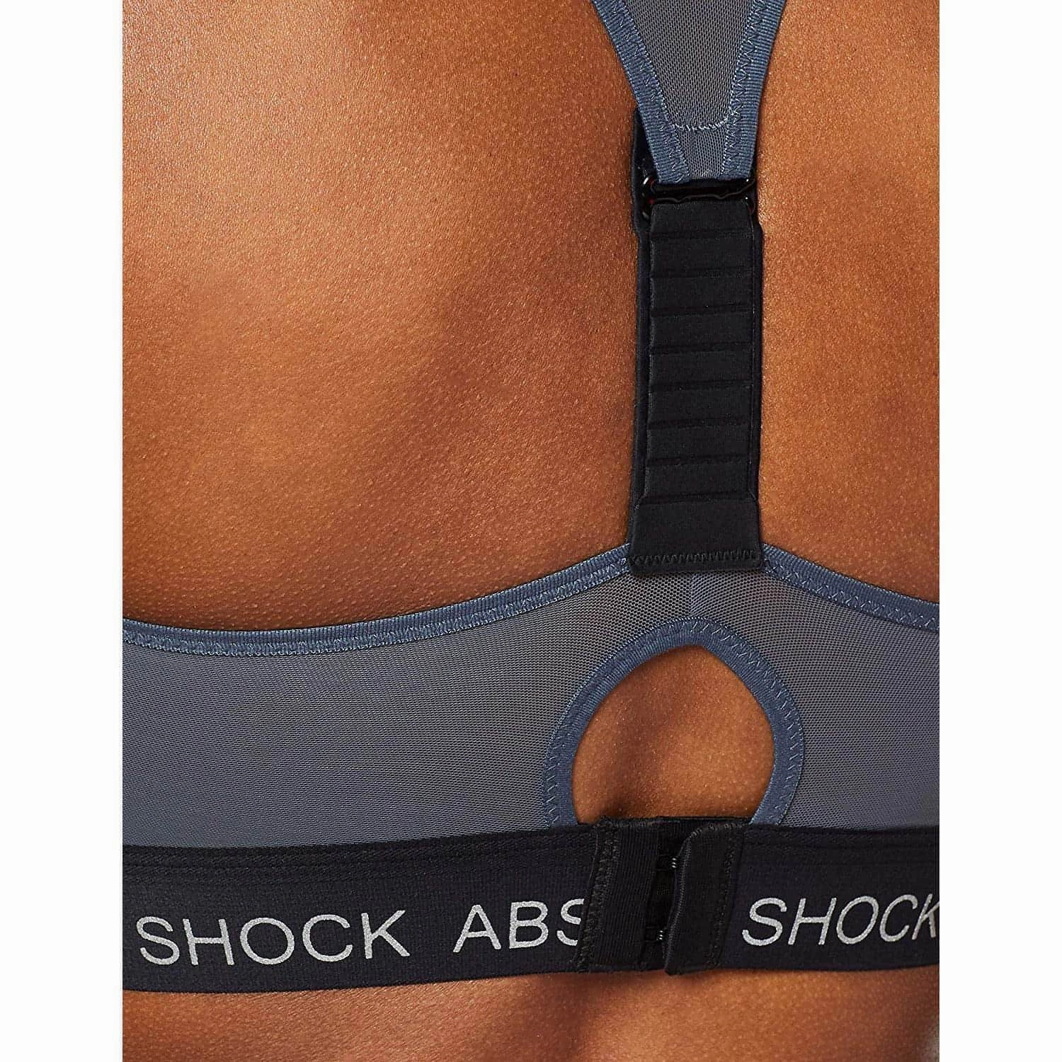 BondedSeamlessConstruction Shock Absorber Infinity Power Womens Sports Bra - Black