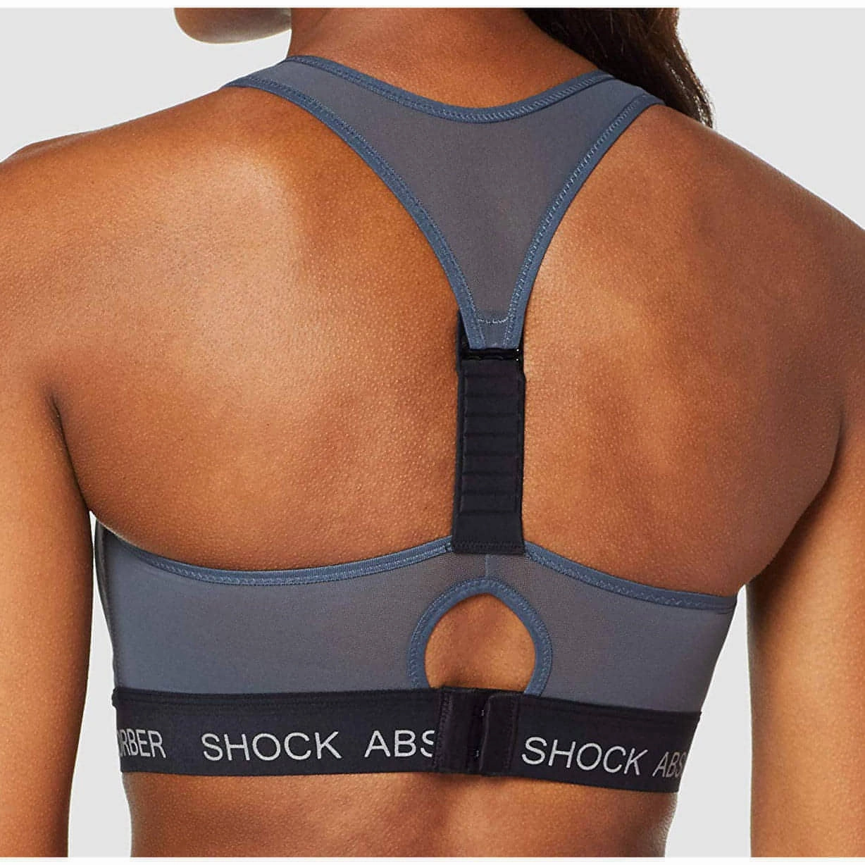 Shock Absorber Infinity Power Womens Sports Bra - Black Flexible Contoured Panels