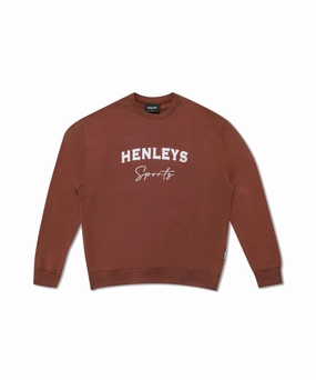 StretchableFabric Mediterranean Air Henleys Club Crew Sweater (Coconut)